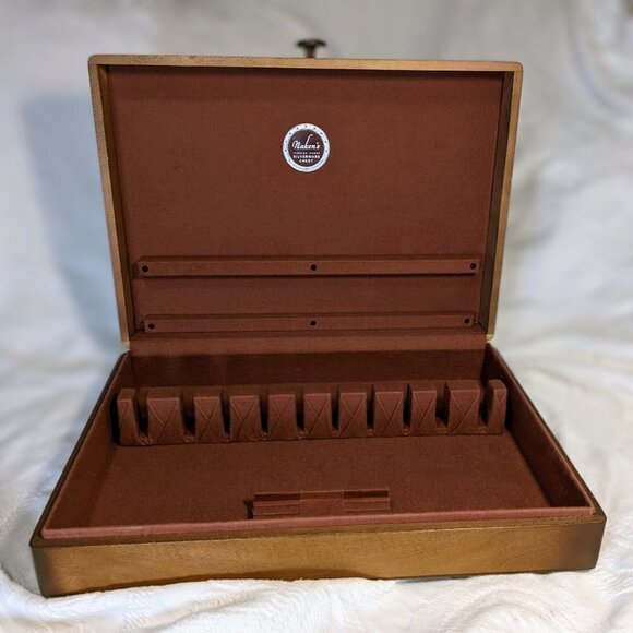 Naken’s Tarnish Proof Silverware Chest Flatware Case Box - Picture 12 of 12